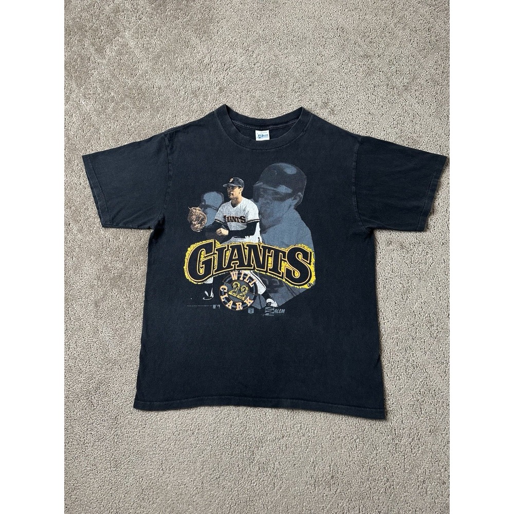 Vintage 1989 MLB San Francisco Giants #22 WILL CLARK SALEM SPORTSWEAR, Size L
